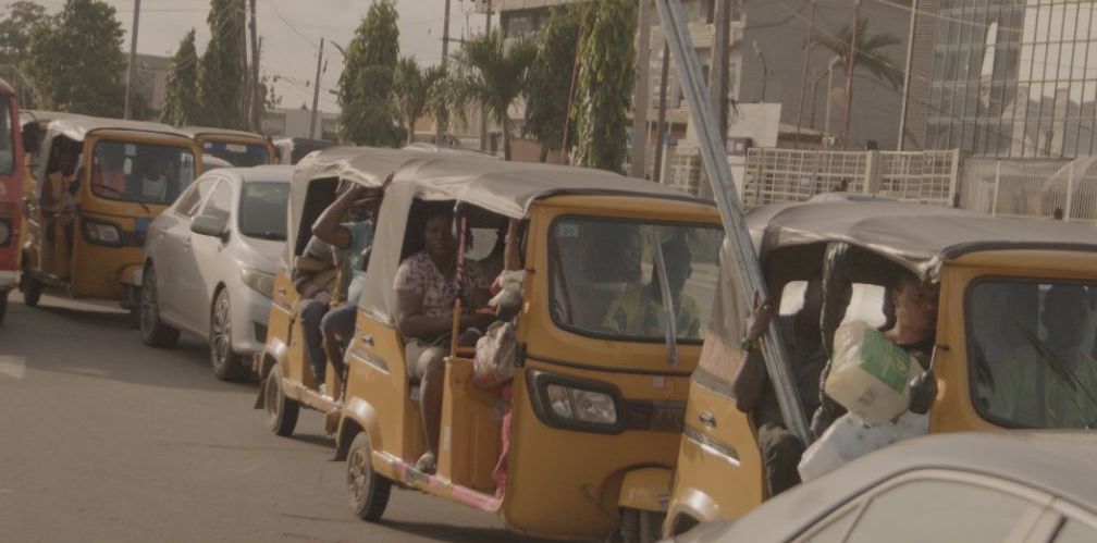 Orange Local Tricycle – Keke