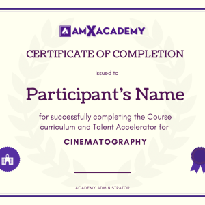 Premium Certificate - Cinematography