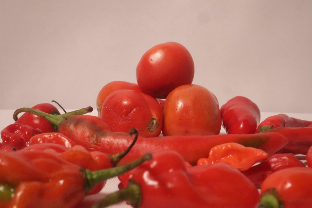 Red Pepper and Tomatoes