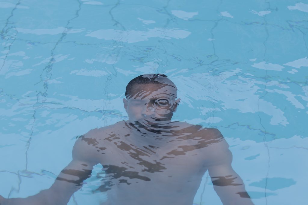Man underwater