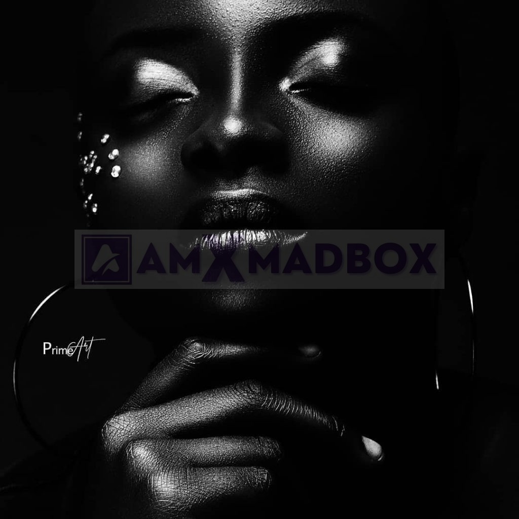 Model Face in Silhouette
