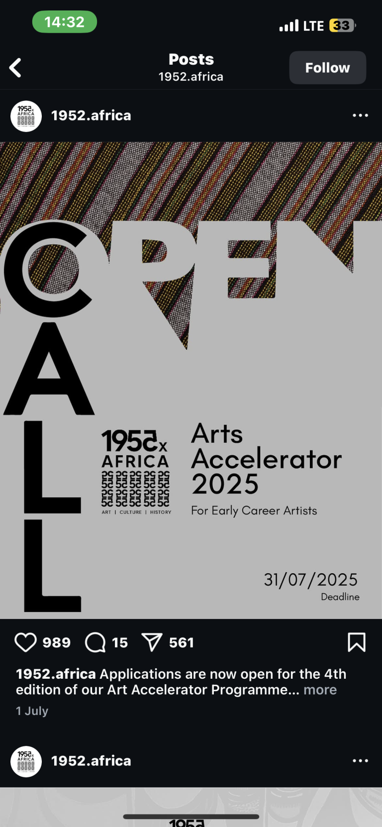 Art Accelerator Open Call – Between Here and Elsewhere
